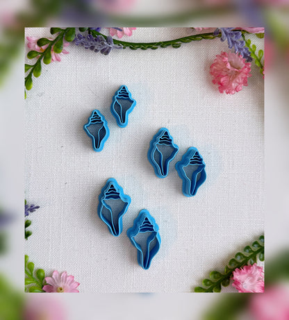 Ocean Spiral Shell Clay Cutter – Polymer Clay Tool