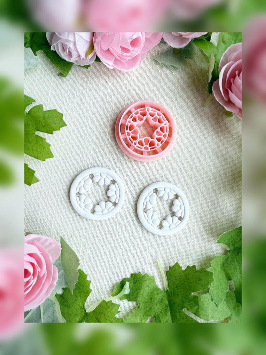 Daisy Droplet - polymer clay cutter