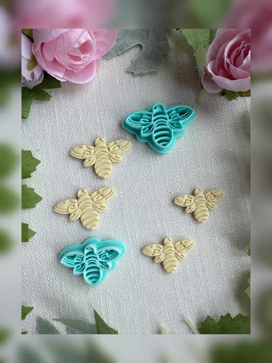 Buzzy Bumblebee - Polymer clay cutter