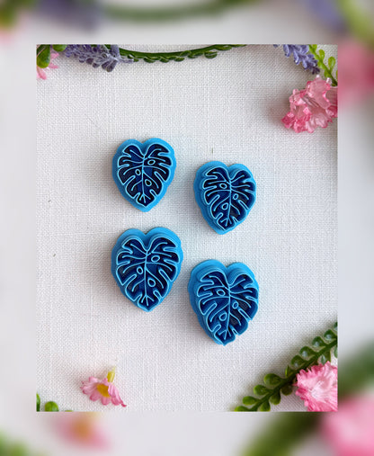 Monstera Heart Clay Cutter – Polymer Clay Tool