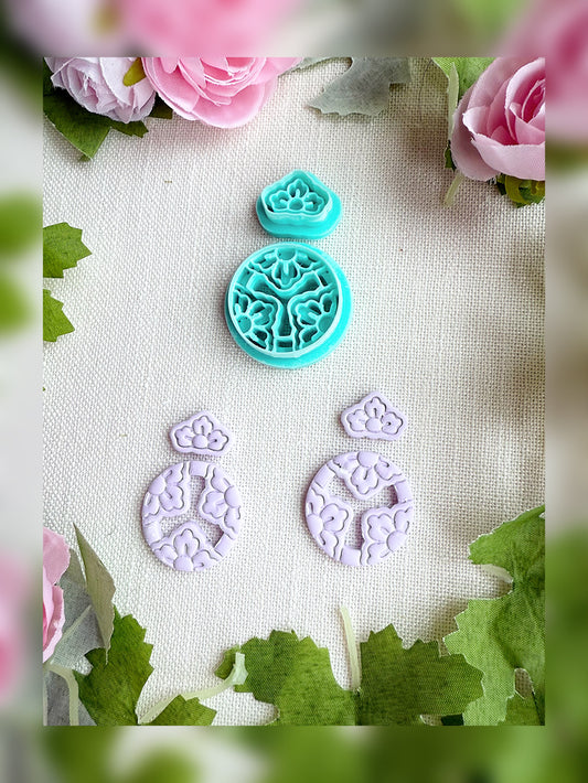 Dahlia Droplet  - Polymer Clay Cutter