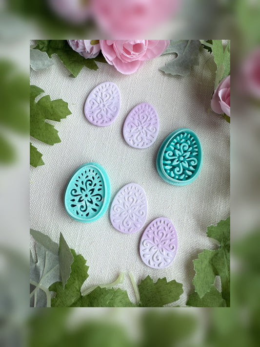 Spring Egg - Polymer clay cutter