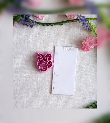 Blueberry Patch Clay Cutter – Polymer Clay Tool