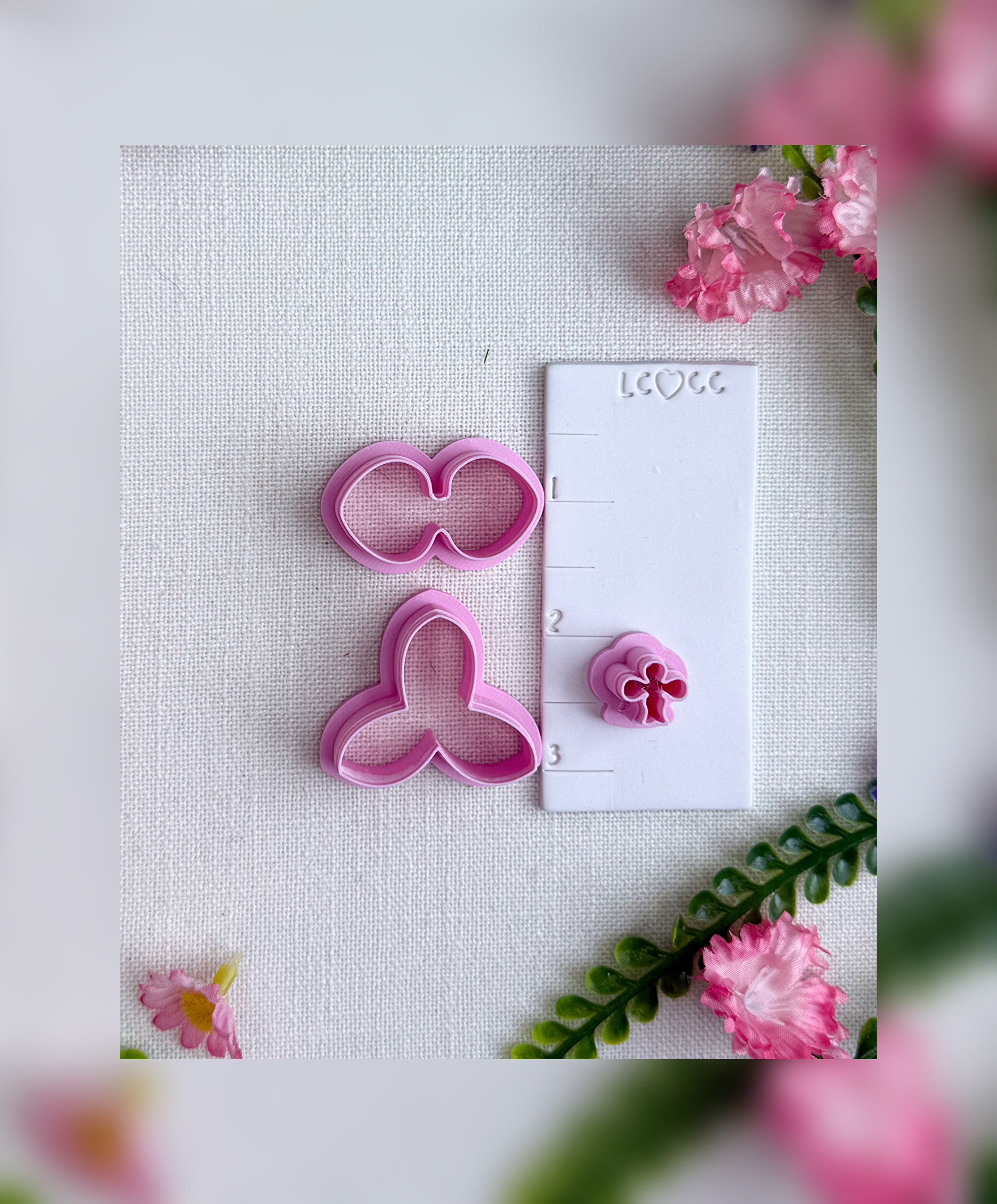 Orchid Bloom Clay Cutter – Polymer Clay Tool for Building Orchids