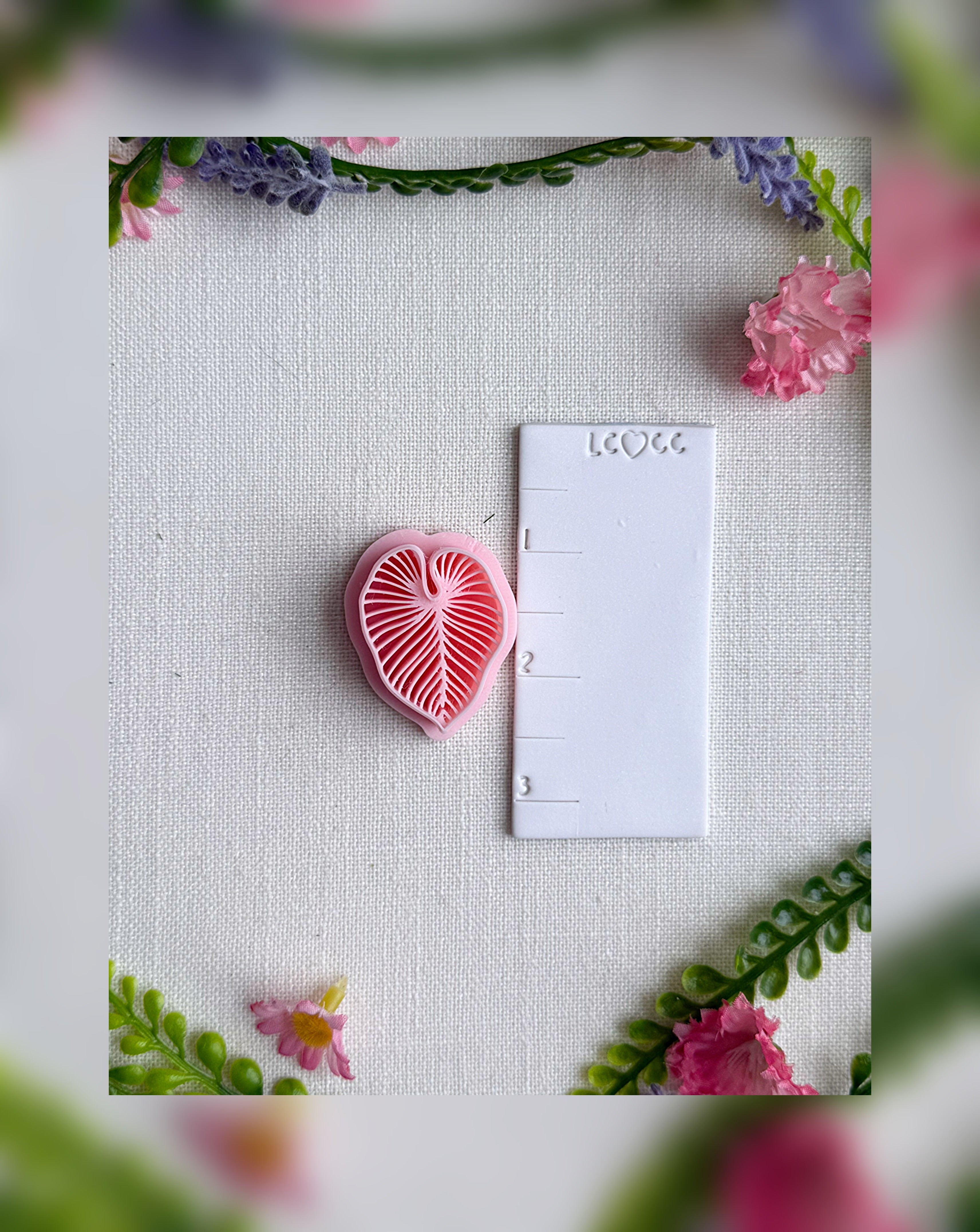 Heartleaf Philodendron Clay Cutter – Polymer Clay Tool