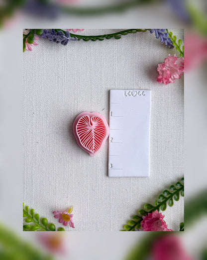 Heartleaf Philodendron Clay Cutter – Polymer Clay Tool