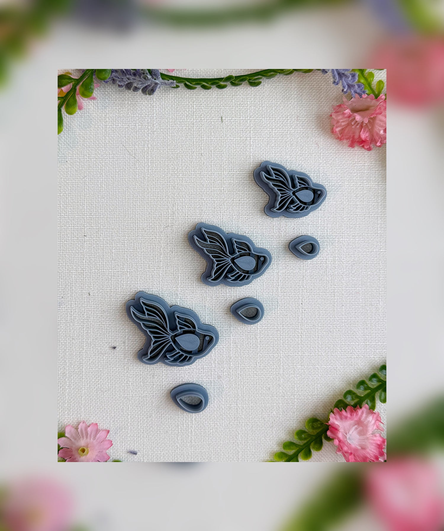 Golden Fish Clay Cutter – Polymer Clay Tool