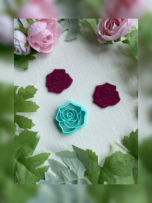 Rose Blossom 🌹 - Polymer Clay Cutter