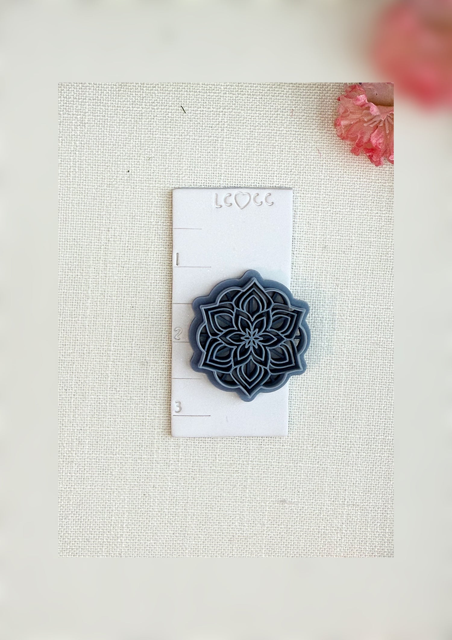 Celestia Bloom Mandala Clay Cutter – Polymer Clay Tool