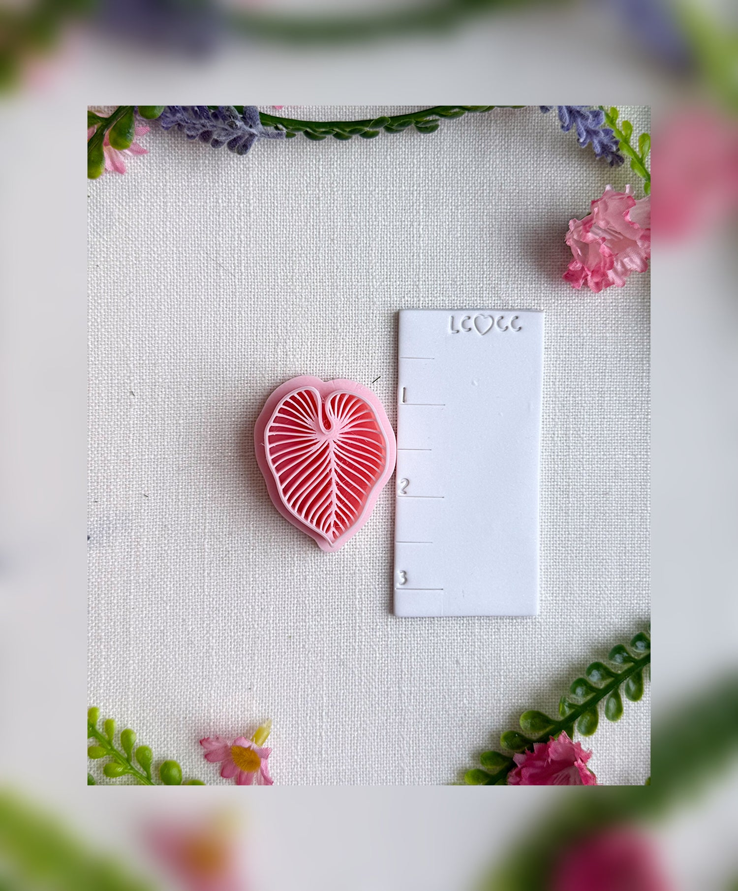 Heartleaf Philodendron Clay Cutter – Polymer Clay Tool