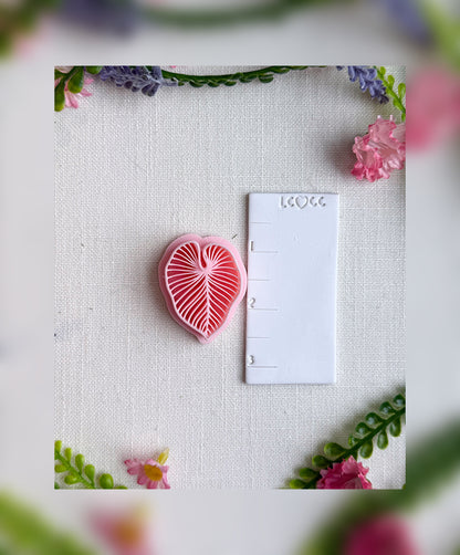 Heartleaf Philodendron Clay Cutter – Polymer Clay Tool