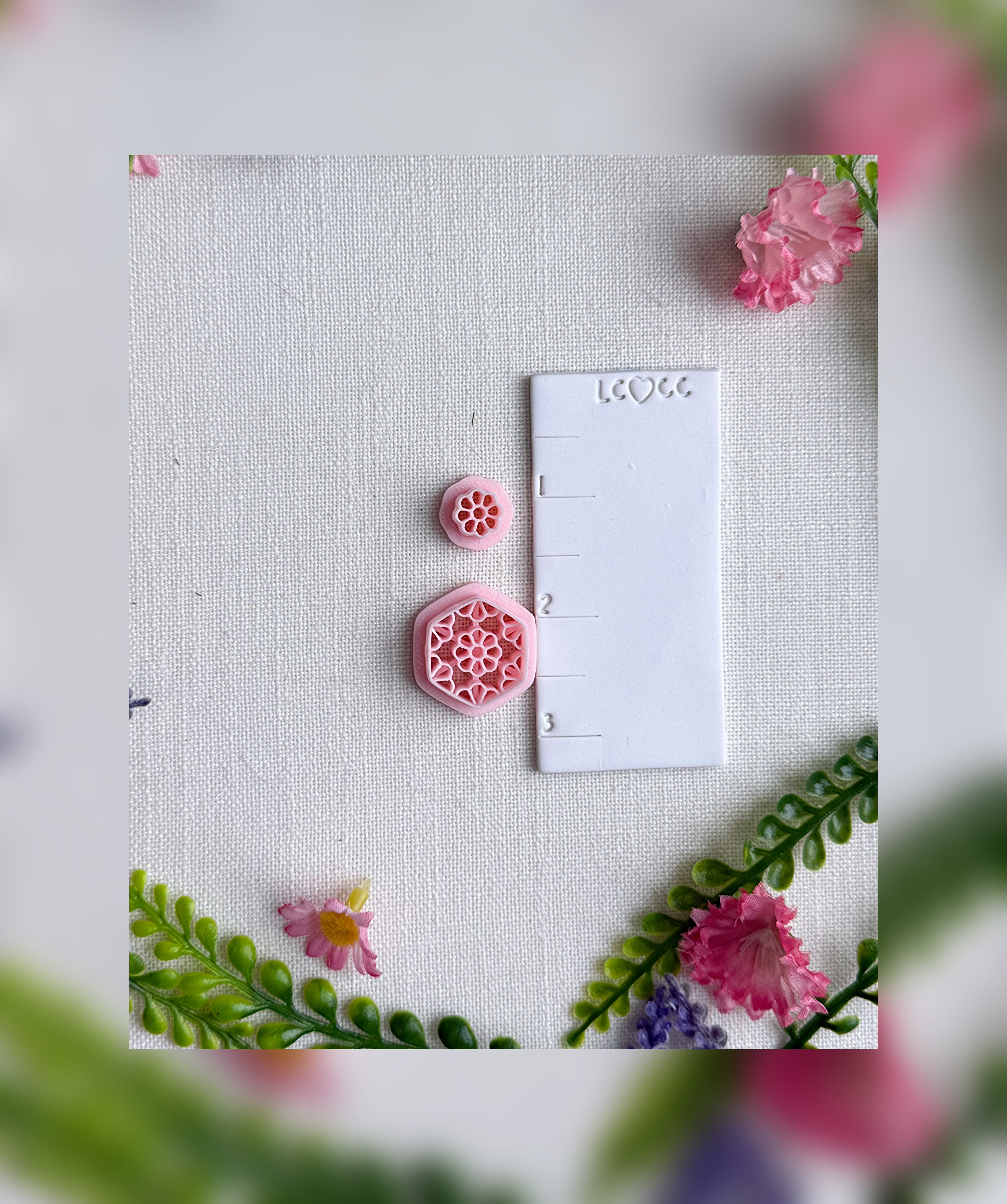🌼 Daisydew Faerie Ring Clay Cutter – Polymer Clay Tool