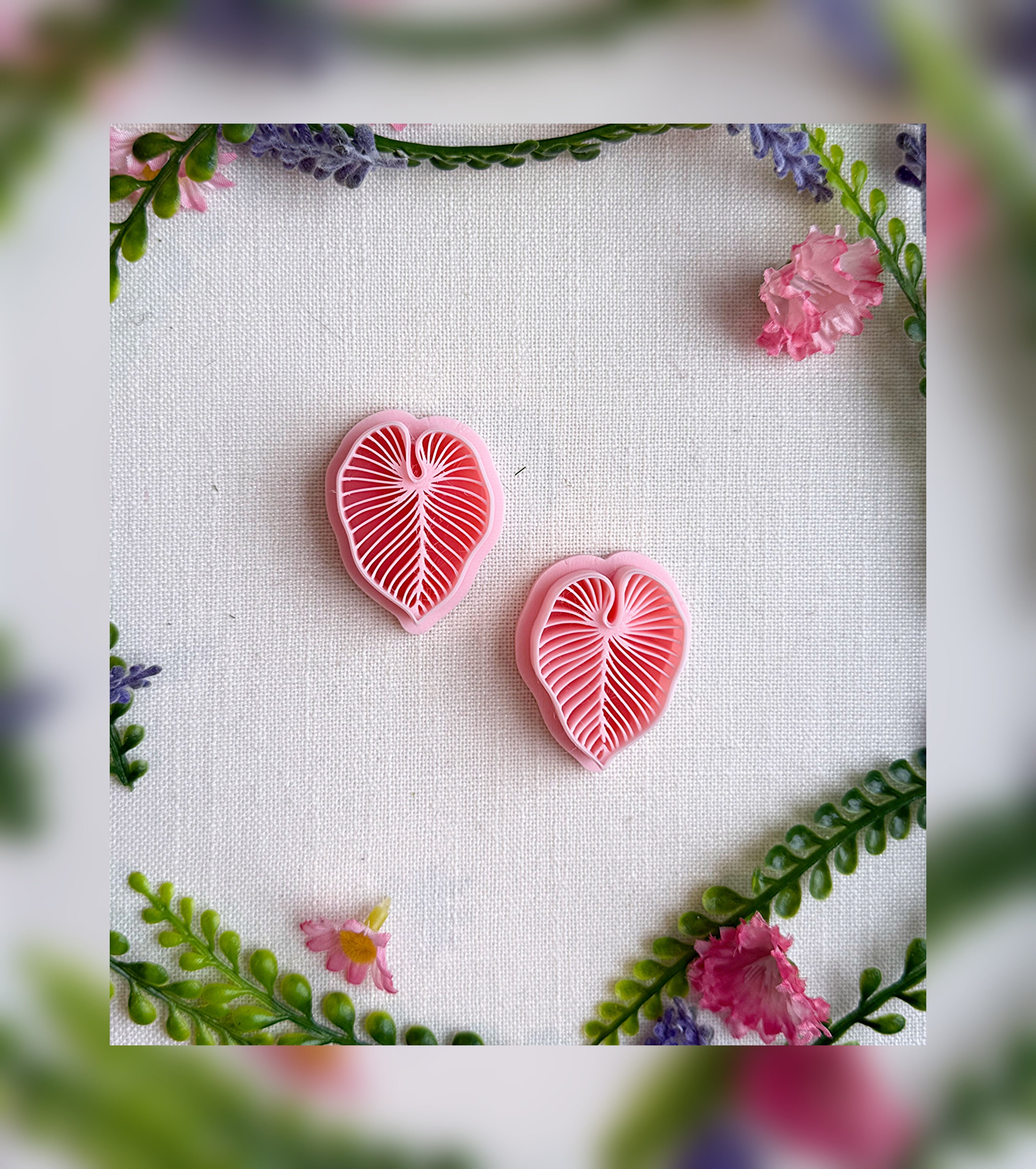 Heartleaf Philodendron Clay Cutter – Polymer Clay Tool
