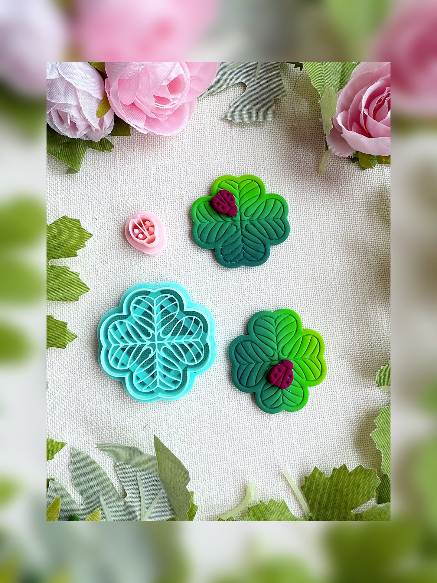 Lucky Bug 🐞🍀- polymer clay cutter