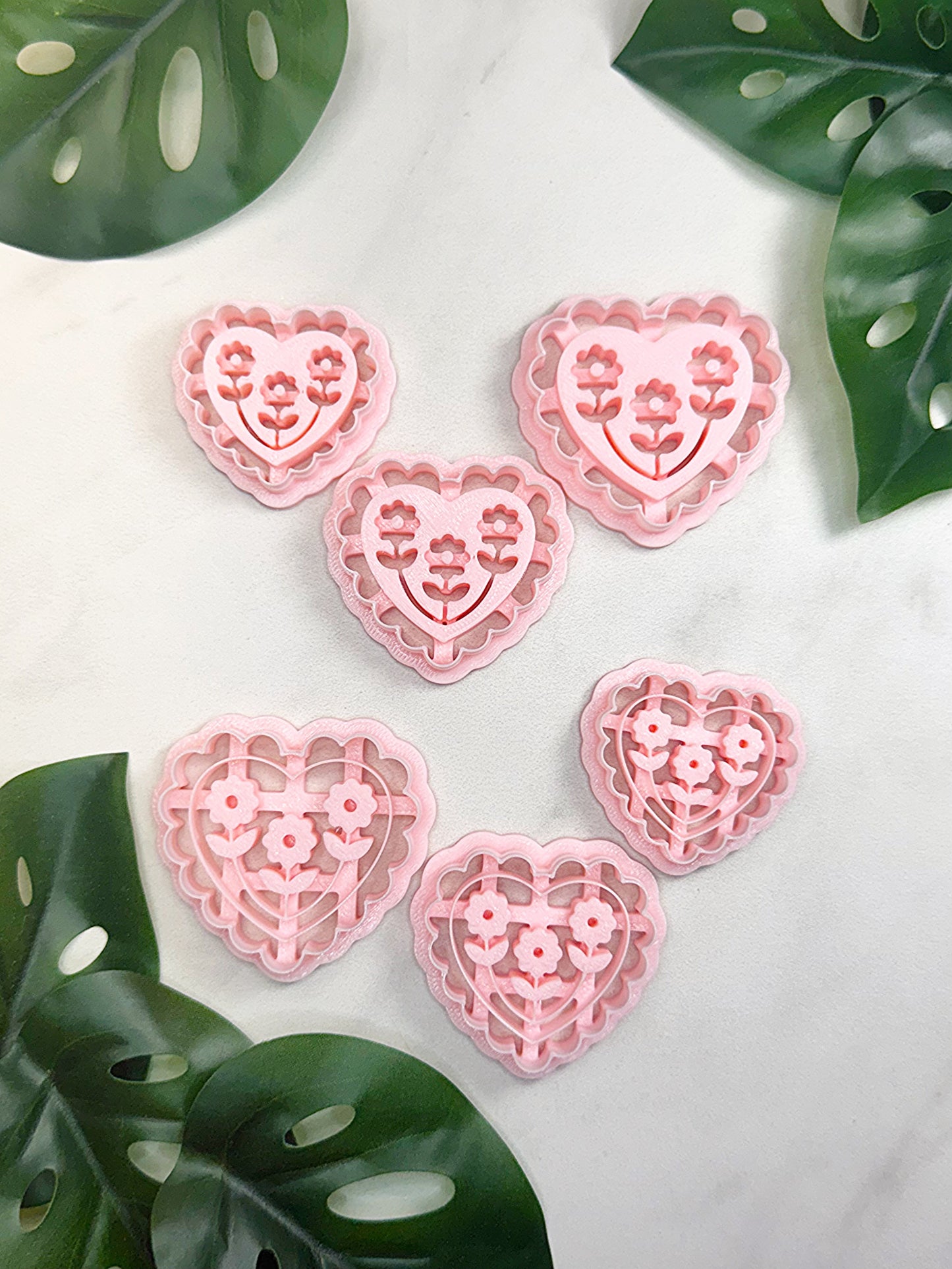 Blossoming Heart 💖🌸✨- Polymer Clay Cutter