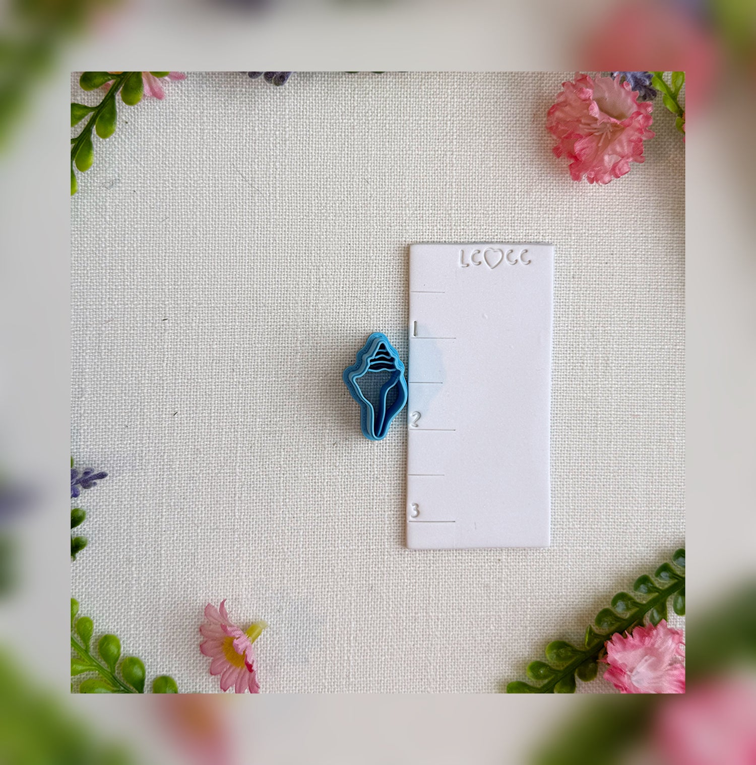 Ocean Spiral Shell Clay Cutter – Polymer Clay Tool
