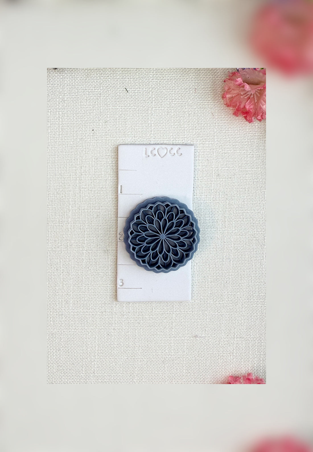 Moon Petal Mandala Clay Cutter – Polymer Clay Tool