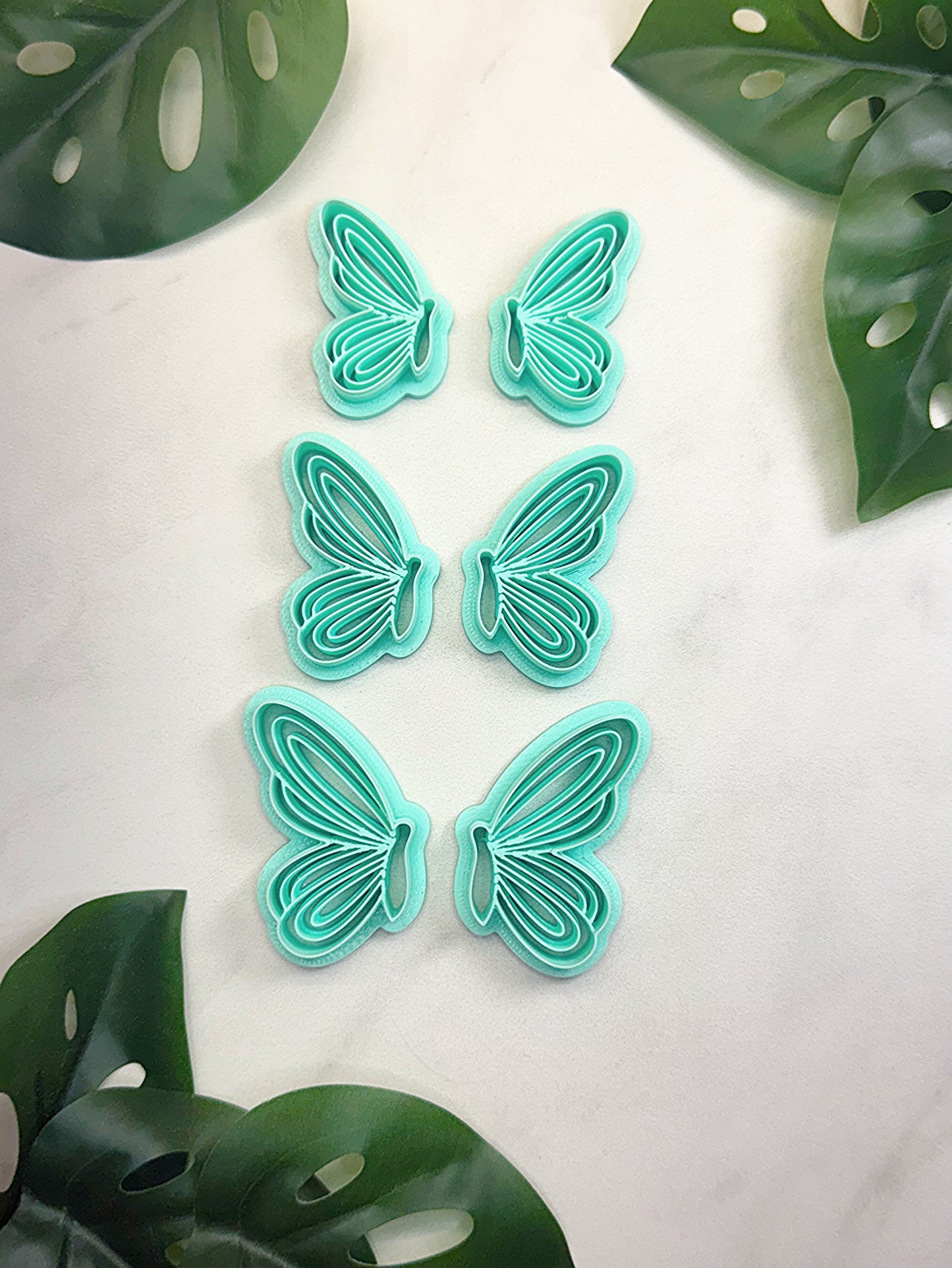 Butterfly Flutter 🦋 - polymer clay cutter pair